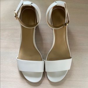 White Michael Kors heels